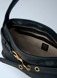Miu Miu Women Adventure Nappa Leather Shoulder Bag
