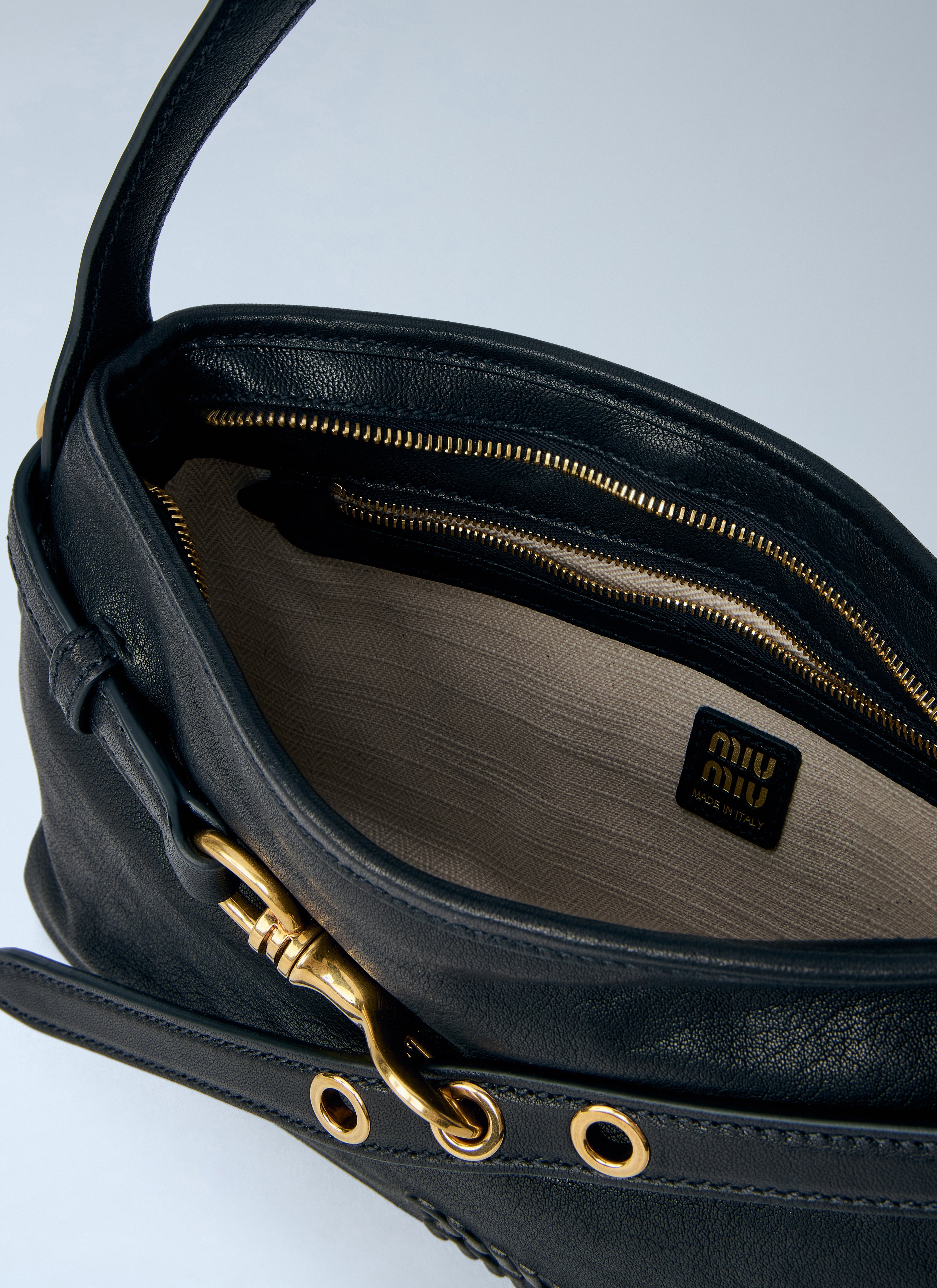 Miu Miu Women Adventure Nappa Leather Shoulder Bag