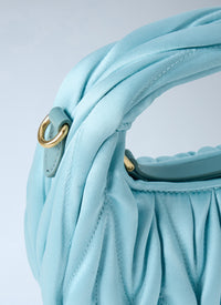 Miu Miu Women Wander Matelassé Satin Mini Bag