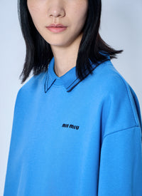 Miu Miu Miu Miu Women Logo Motif Sweatshirt
