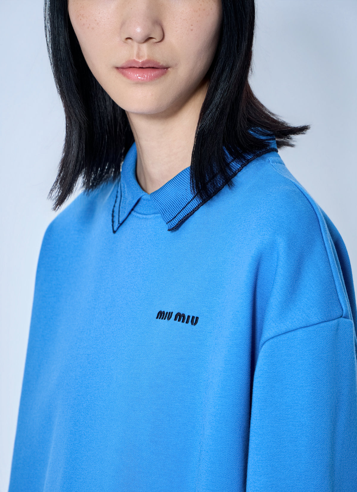 Miu Miu Miu Miu Women Logo Motif Sweatshirt