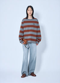 Miu Miu Miu Miu Women Striped Jersey T-Shirt