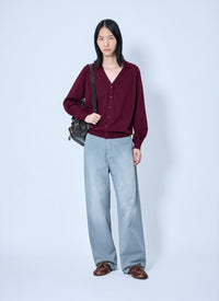 Miu Miu Women Knit Cardigan With Logo