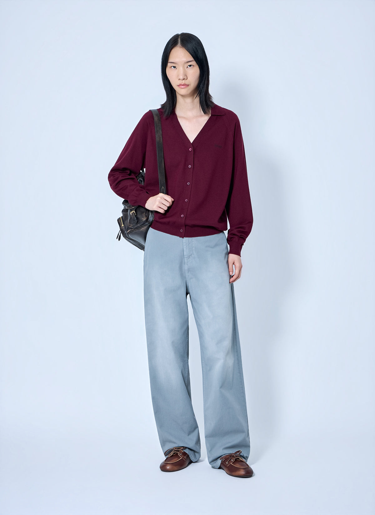 Miu Miu Women Knit Cardigan With Logo