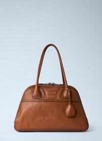 Miu Miu Women Embossed Leather Top Handle Bag