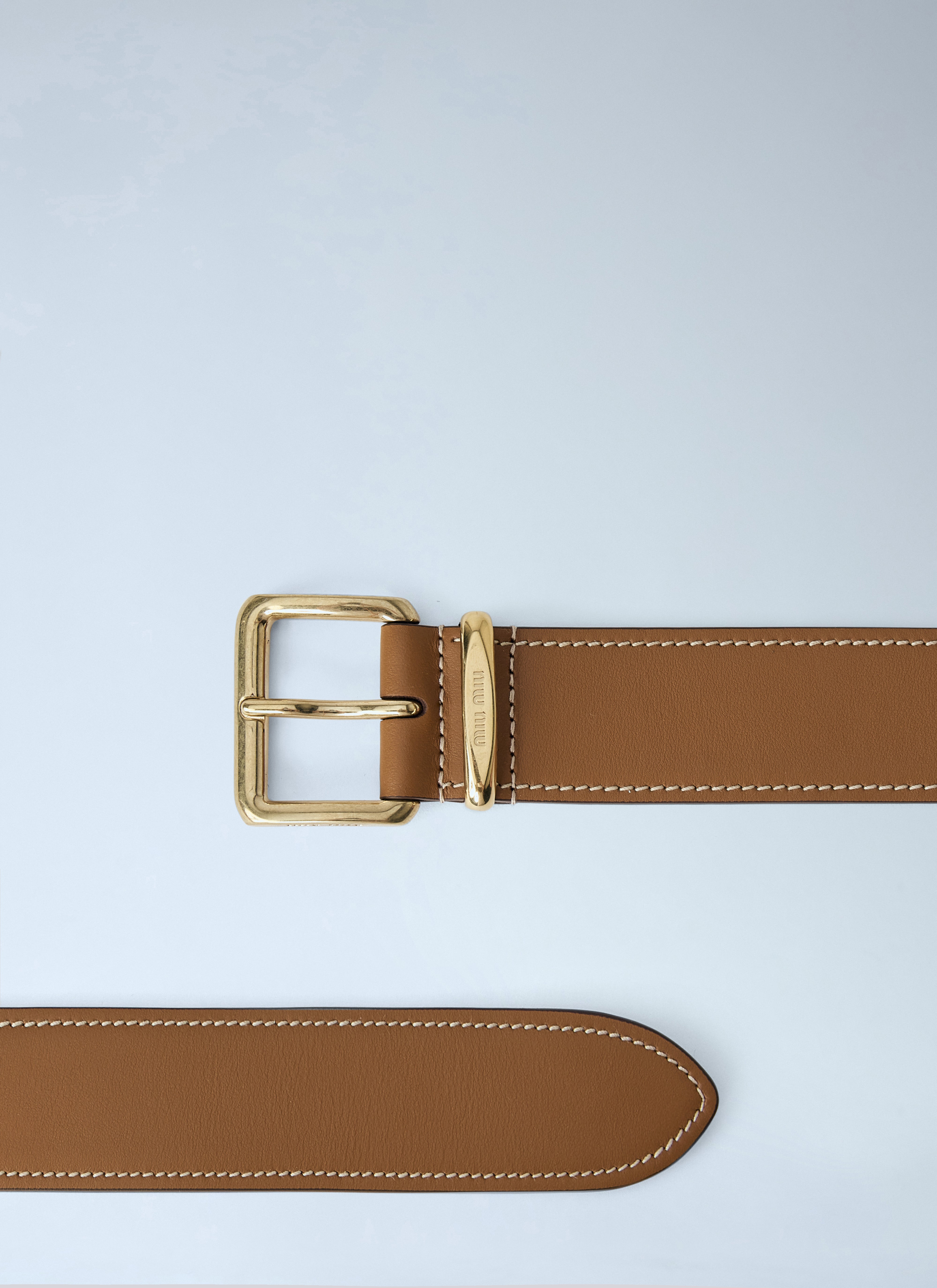 Miu Miu Women Leather Belt – Bluefly