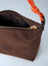 Miu Miu Women Gabardine Zip Handbag