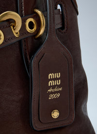Miu Miu Women Adventure Nappa Leather Bag
