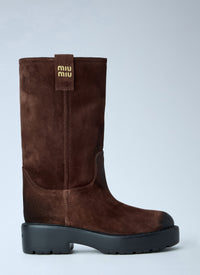 Miu Miu Women Suede Boots