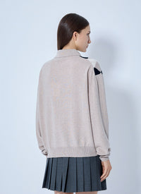 Miu Miu Women Cashmere Polo Sweater