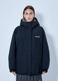 Miu Miu Miu Miu Women Pongé Down Jacket