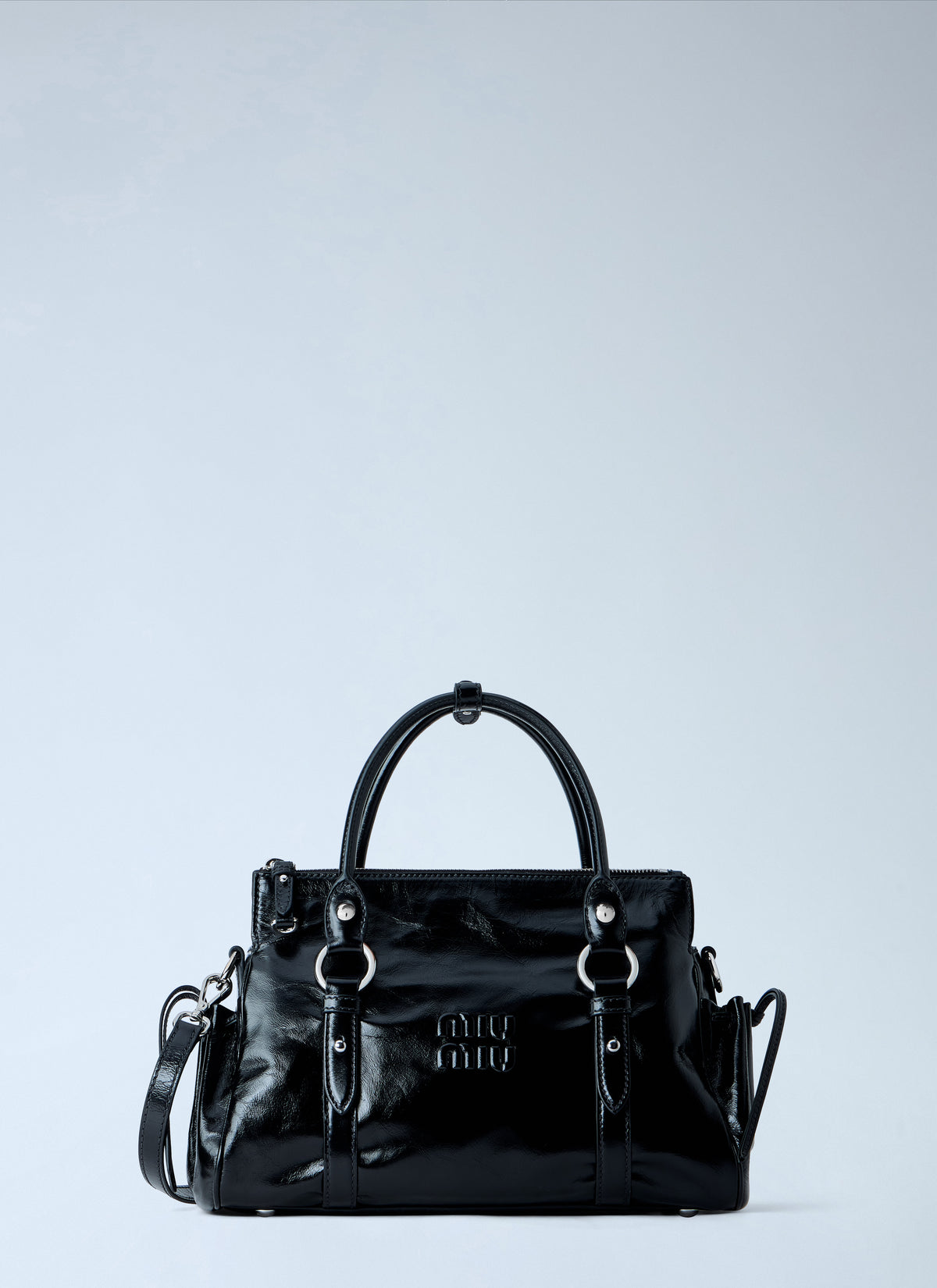 Miu Miu Women Patent Leather Handbag