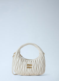 Miu Miu Miu Miu Women Small Wander Matelassé Hobo Bag