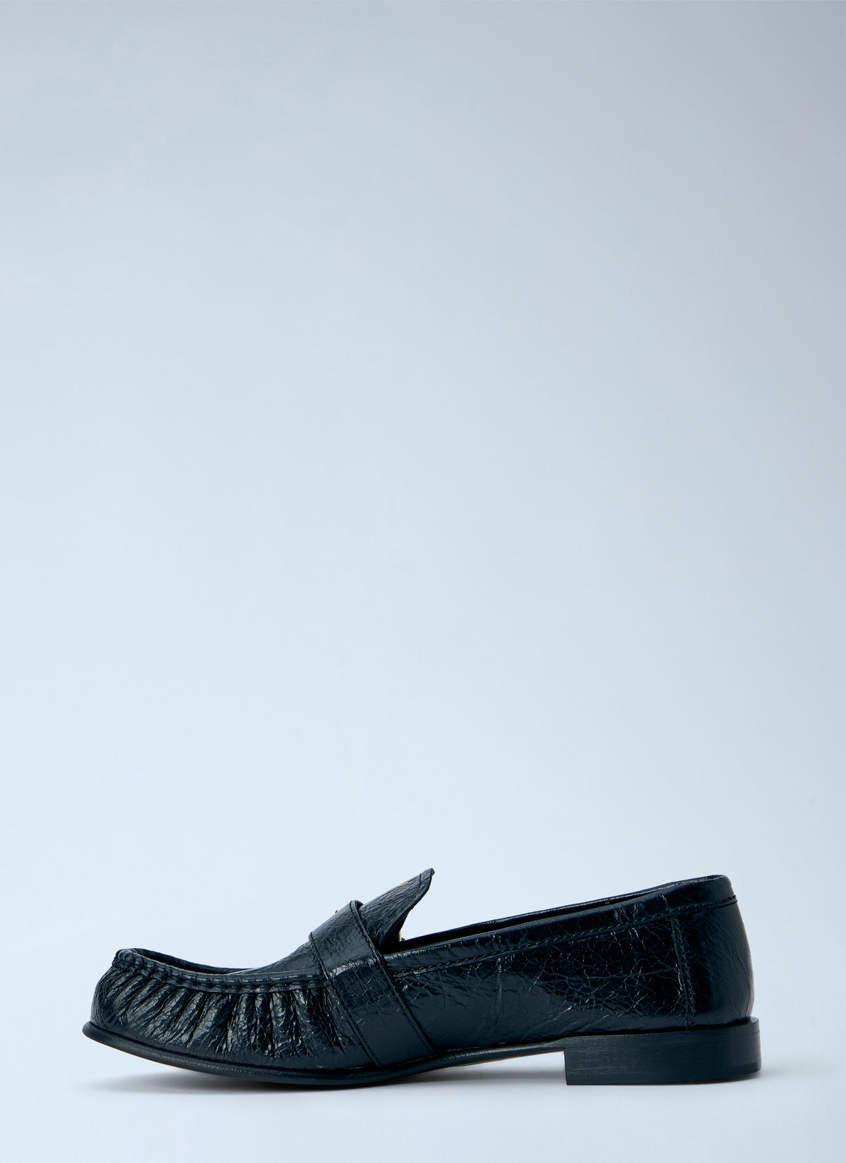 Miu Miu Women Leather Loafers With Buckle Detail