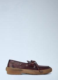 Miu Miu Miu Miu Women Leather Deck Shoes