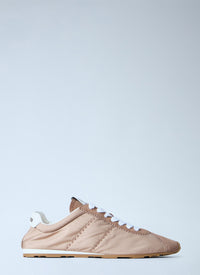 Miu Miu Miu Miu Women Plume Technical Fabric And Suede Sneakers