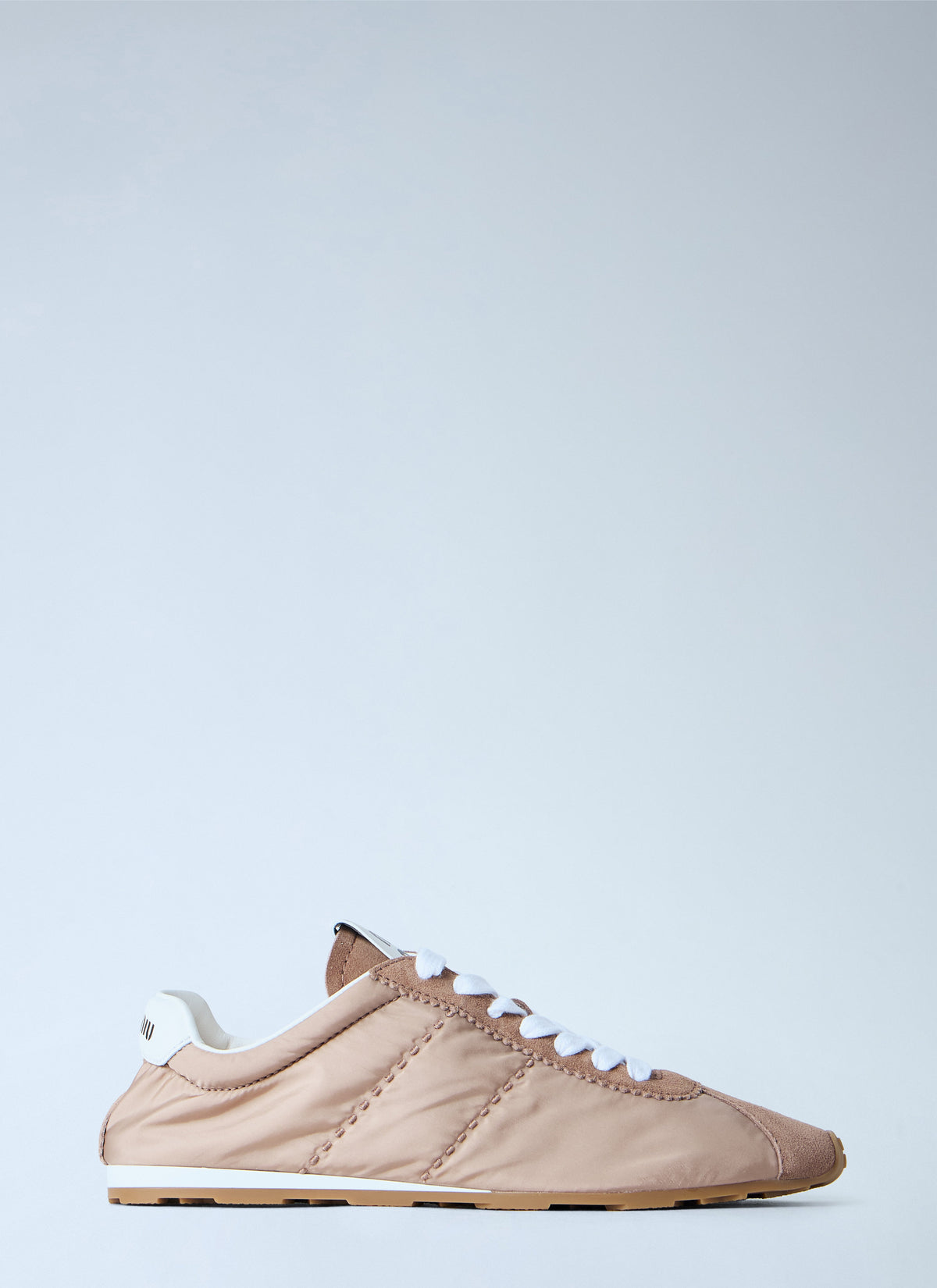 Miu Miu Miu Miu Women Plume Technical Fabric And Suede Sneakers