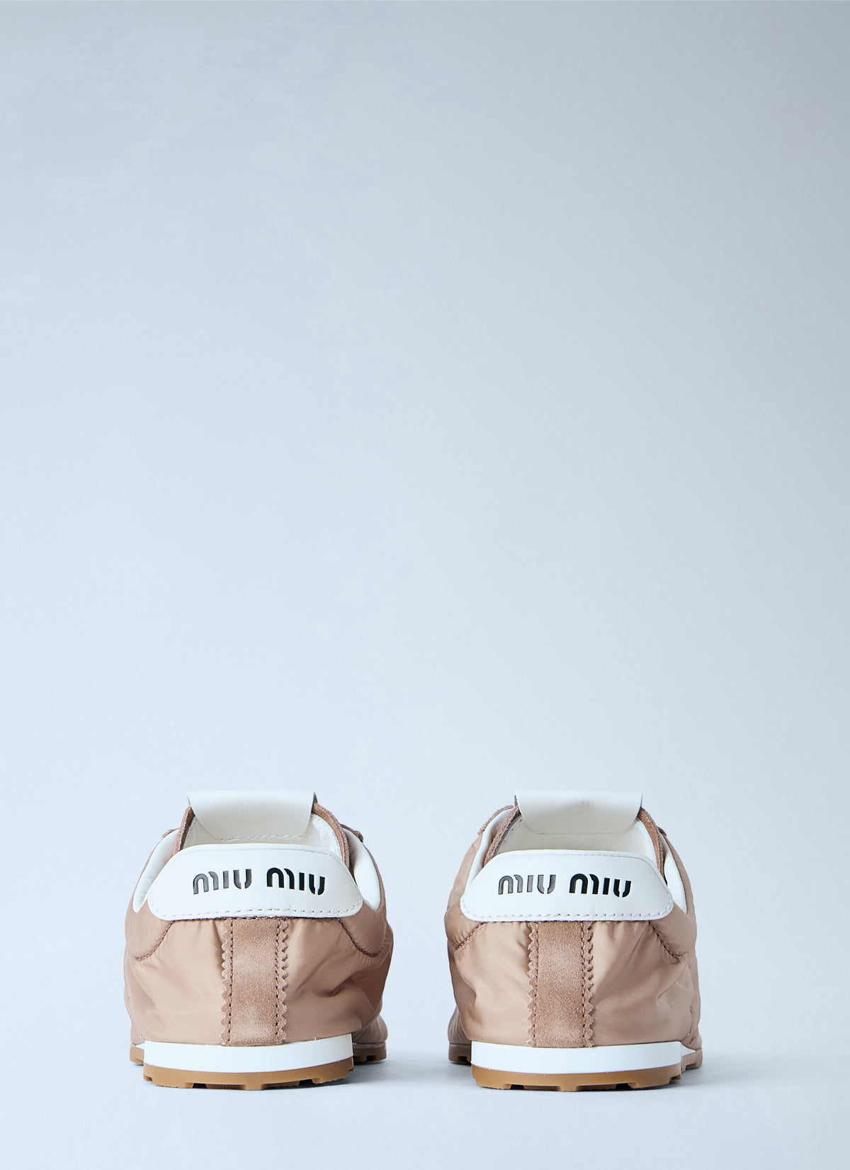 Miu Miu Miu Miu Women Plume Technical Fabric And Suede Sneakers