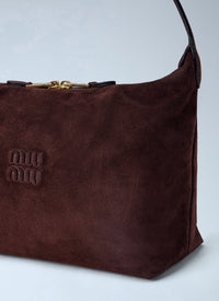 Miu Miu Miu Miu Women Spirit Suede Handbag