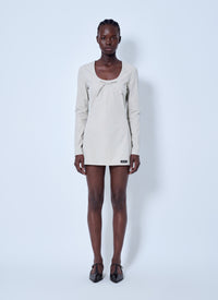Miu Miu Women Stretch Poplin Mini Dress