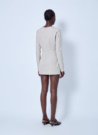Miu Miu Women Stretch Poplin Mini Dress