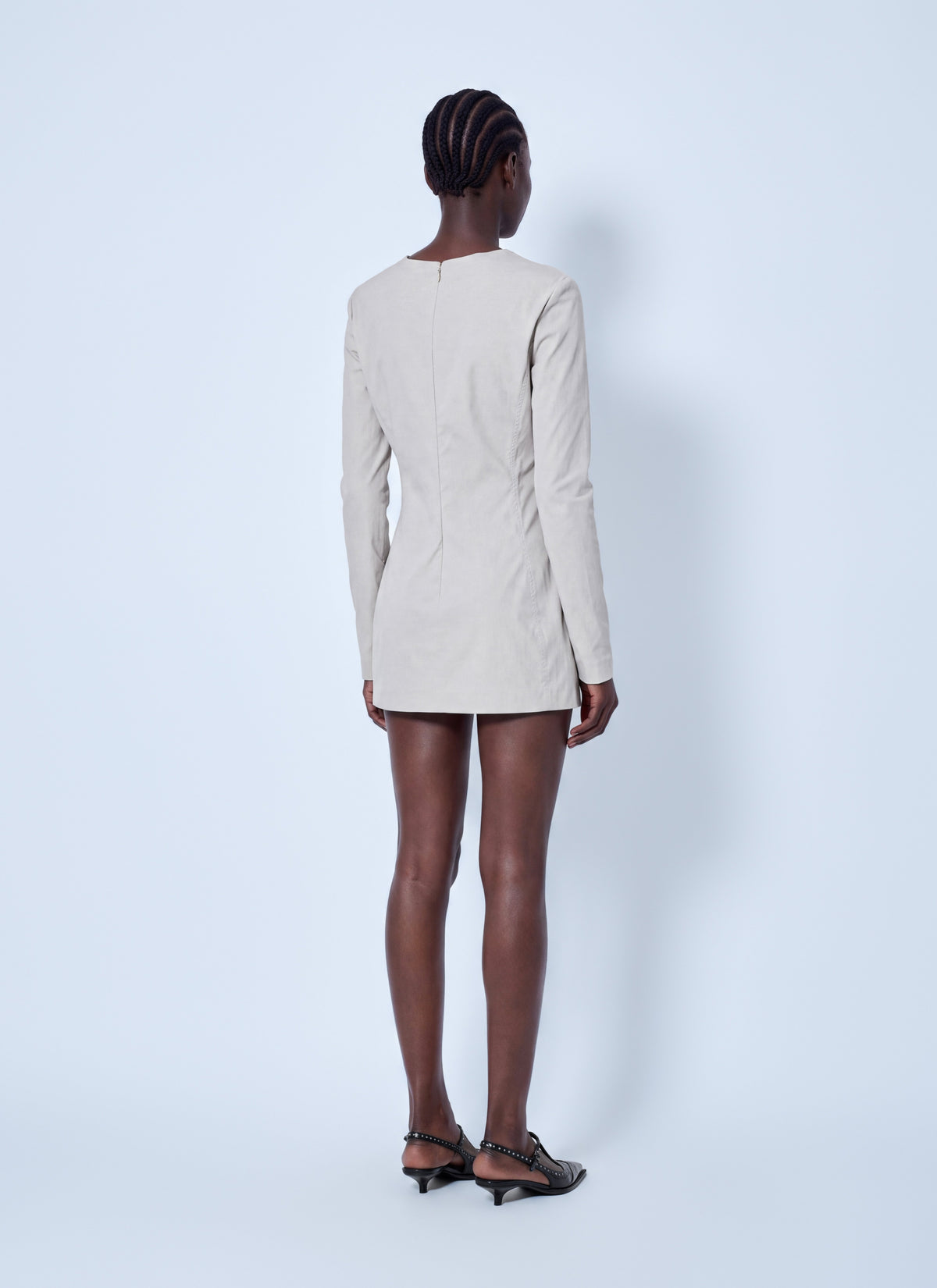 Miu Miu Women Stretch Poplin Mini Dress