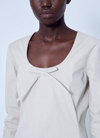 Miu Miu Women Stretch Poplin Mini Dress