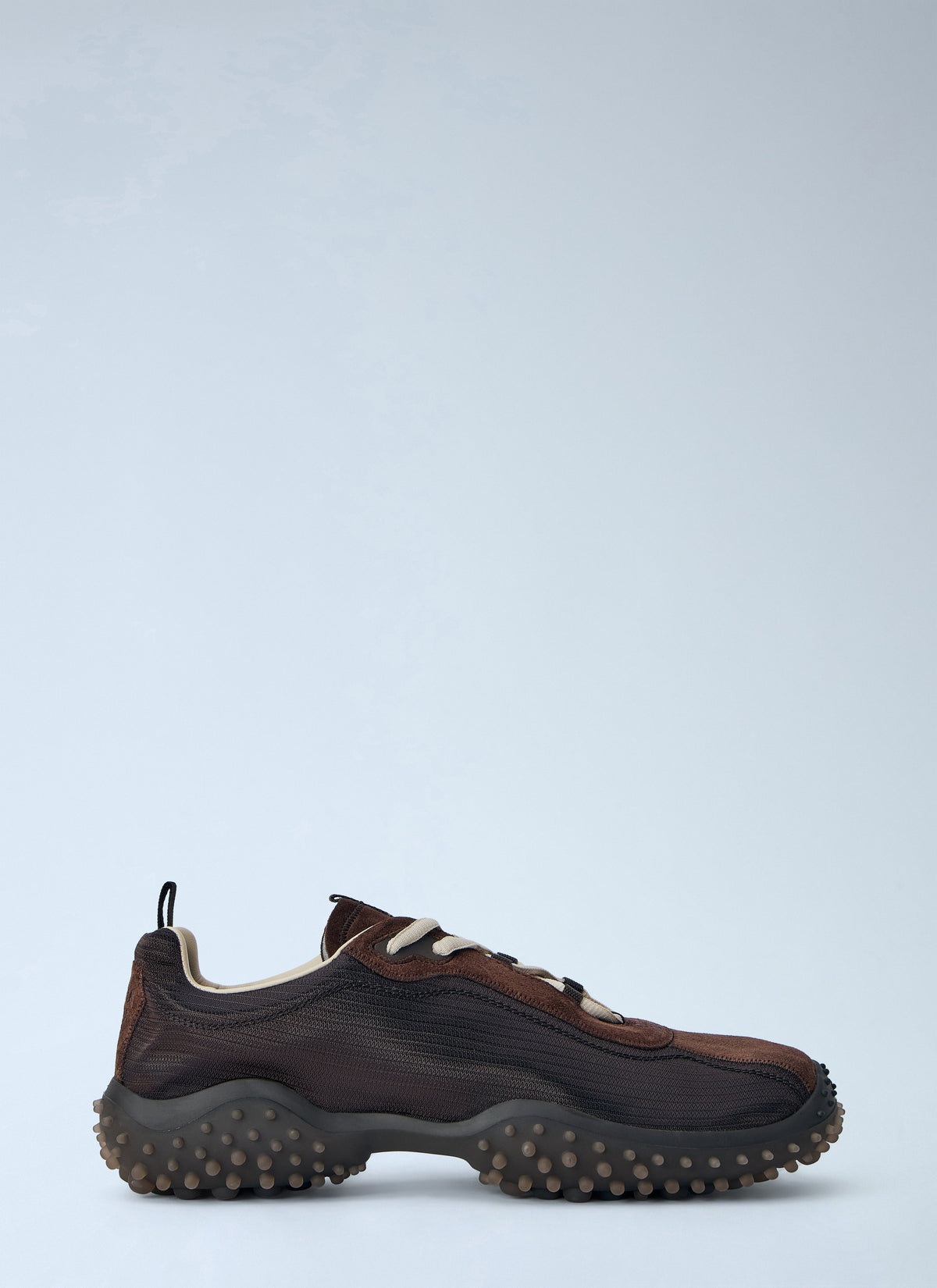 Miu Miu Women Bubble Technical Fabric And Suede Sneakers