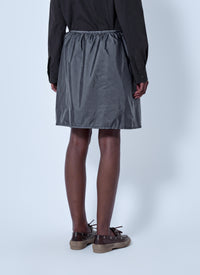Miu Miu Women Technical Fabric Skirt