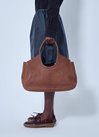 Miu Miu Miu Miu Women Ivy Nappa Leather Shopping Bag