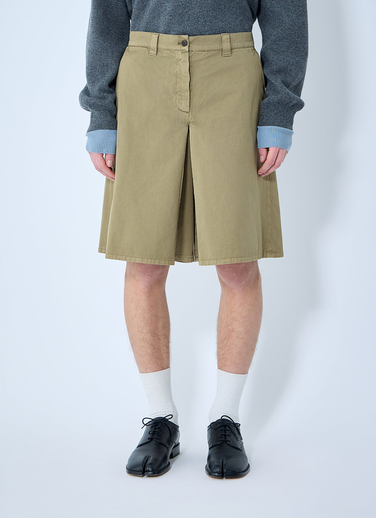 Miu Miu Men Garment-Dyed Skirt