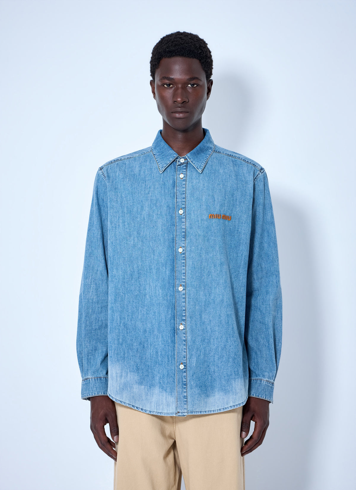 Miu Miu Miu Miu Women Chambray Shirt