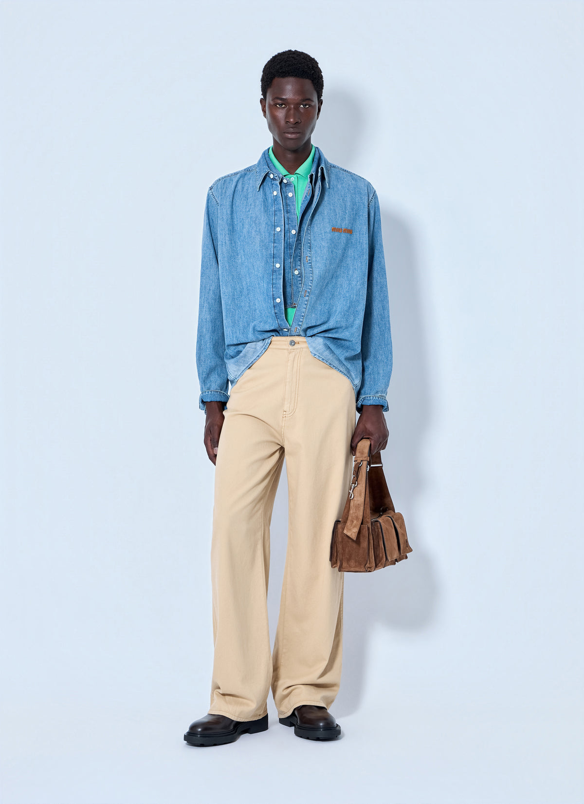 Miu Miu Miu Miu Women Chambray Shirt