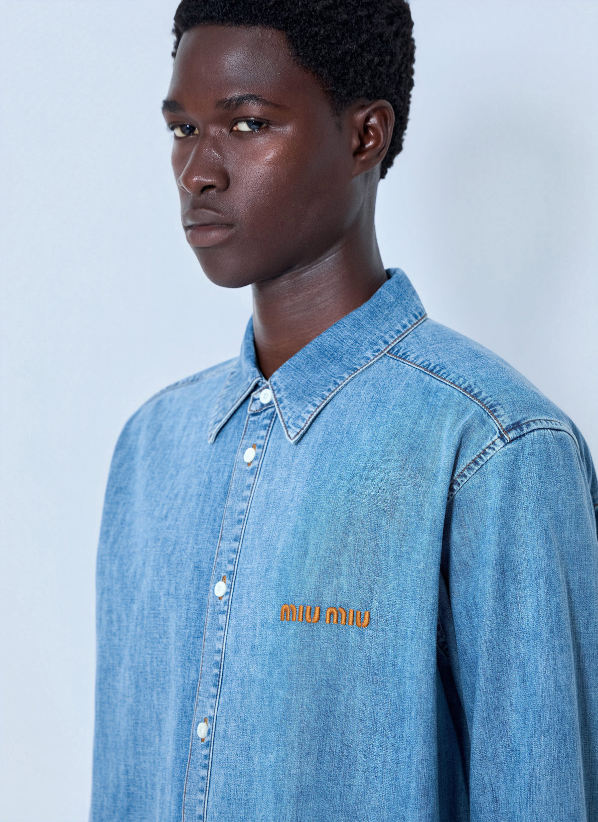 Miu Miu Miu Miu Women Chambray Shirt