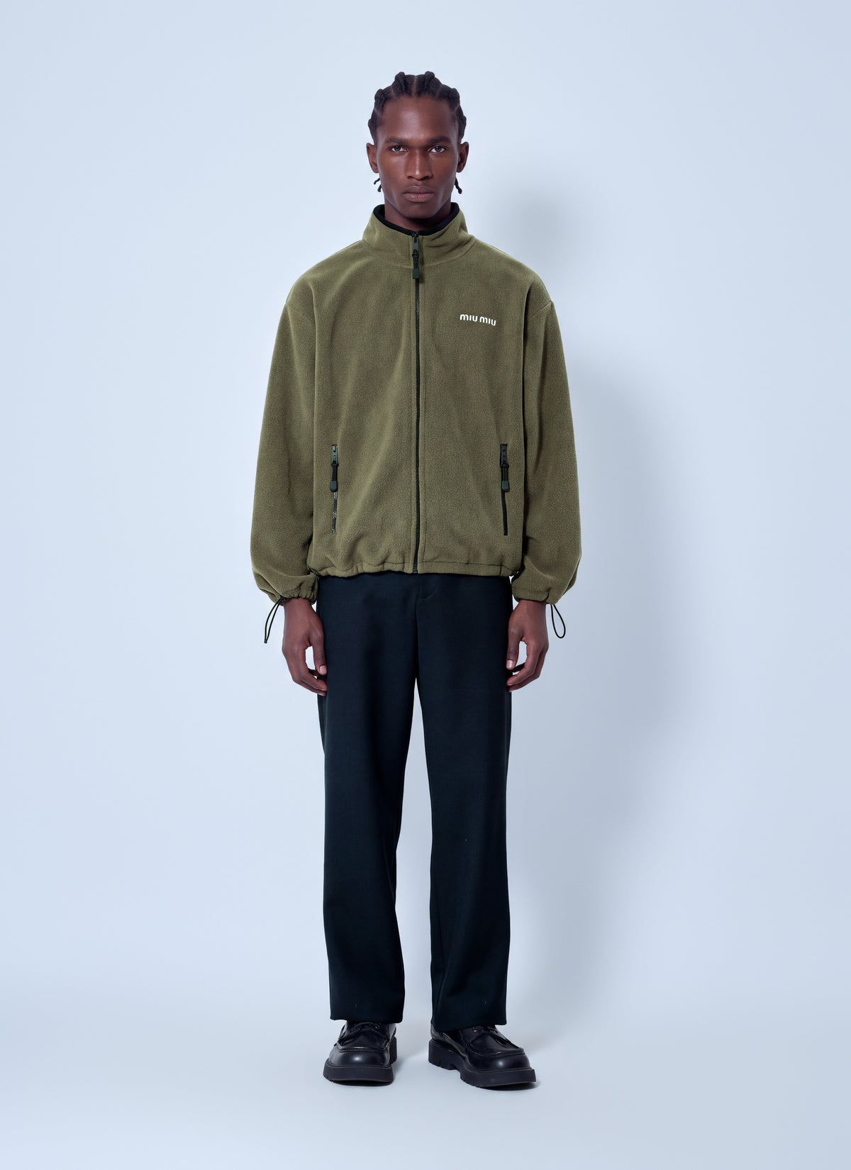 Miu Miu Miu Miu Women Fleece Zipper Jacket