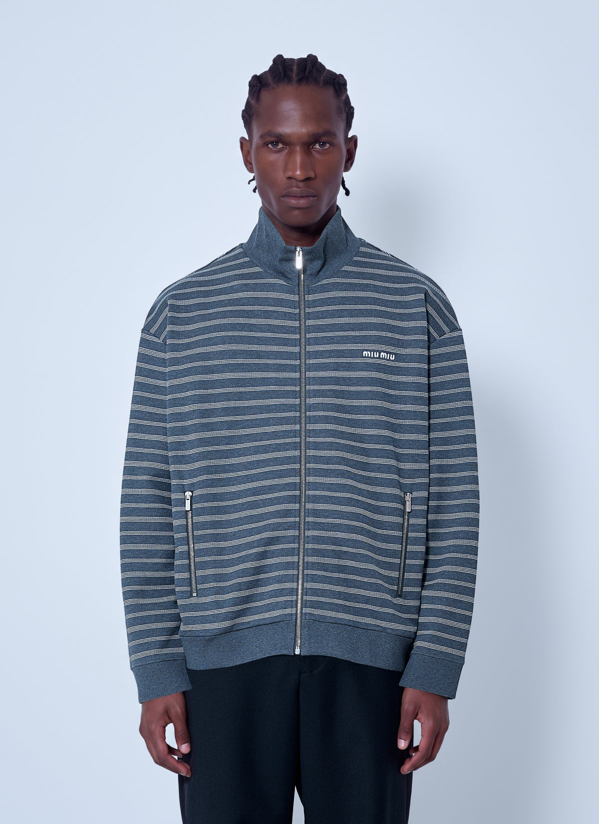 Miu Miu Women Fleece Zipper Jacket