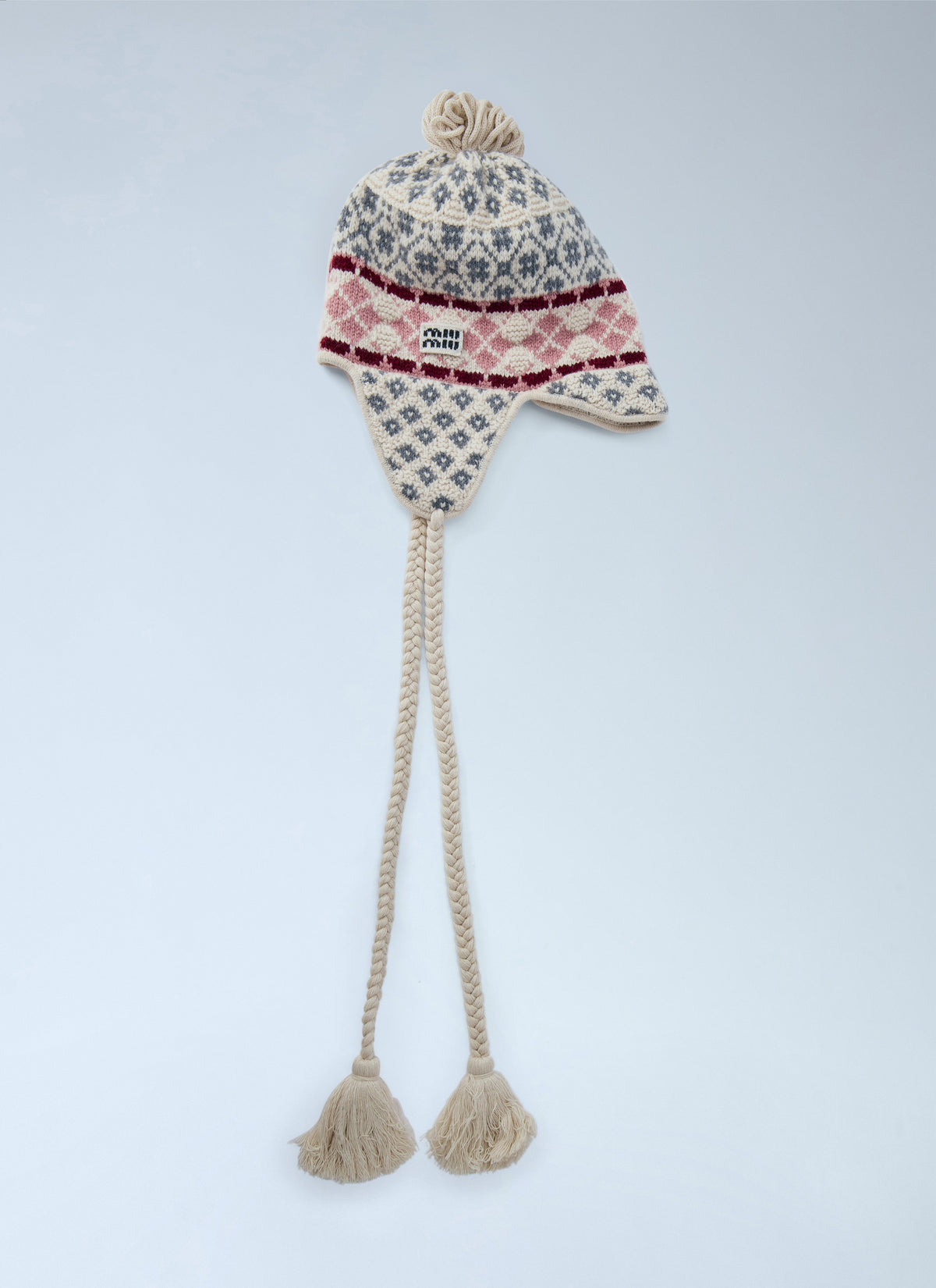 Miu Miu Men Wool And Cashmere Visor Hat