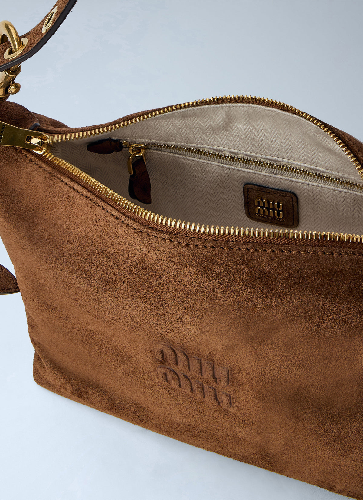 Miu Miu Women Spirit Suede Bag