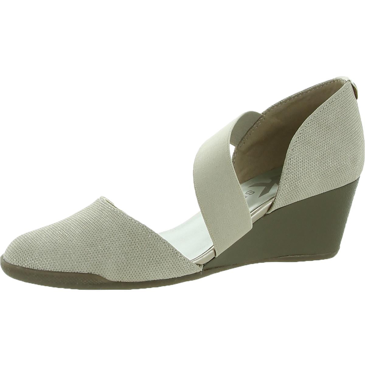 Tara 2 Womens Strappy Wedge Heels Sand