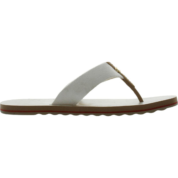 Zoe Webbed Womens Thong Slip On Flip-Flops