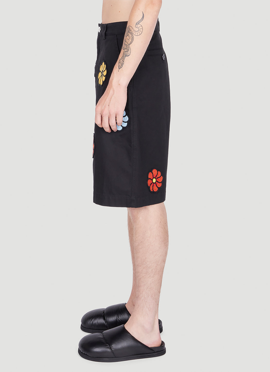 1 Moncler Jw Anderson Women Floral Bermuda Shorts