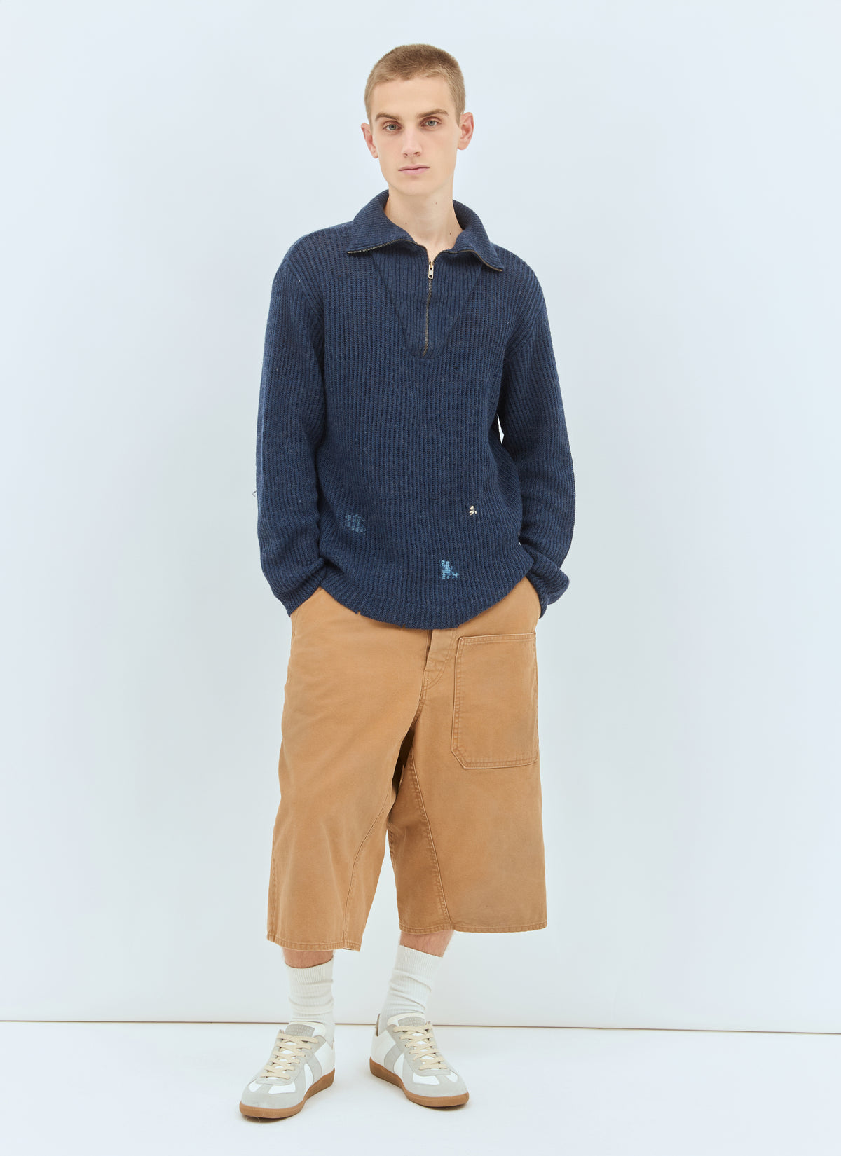 Maison Margiela Maison Margiela Men Summer Shetland Knit Sweater
