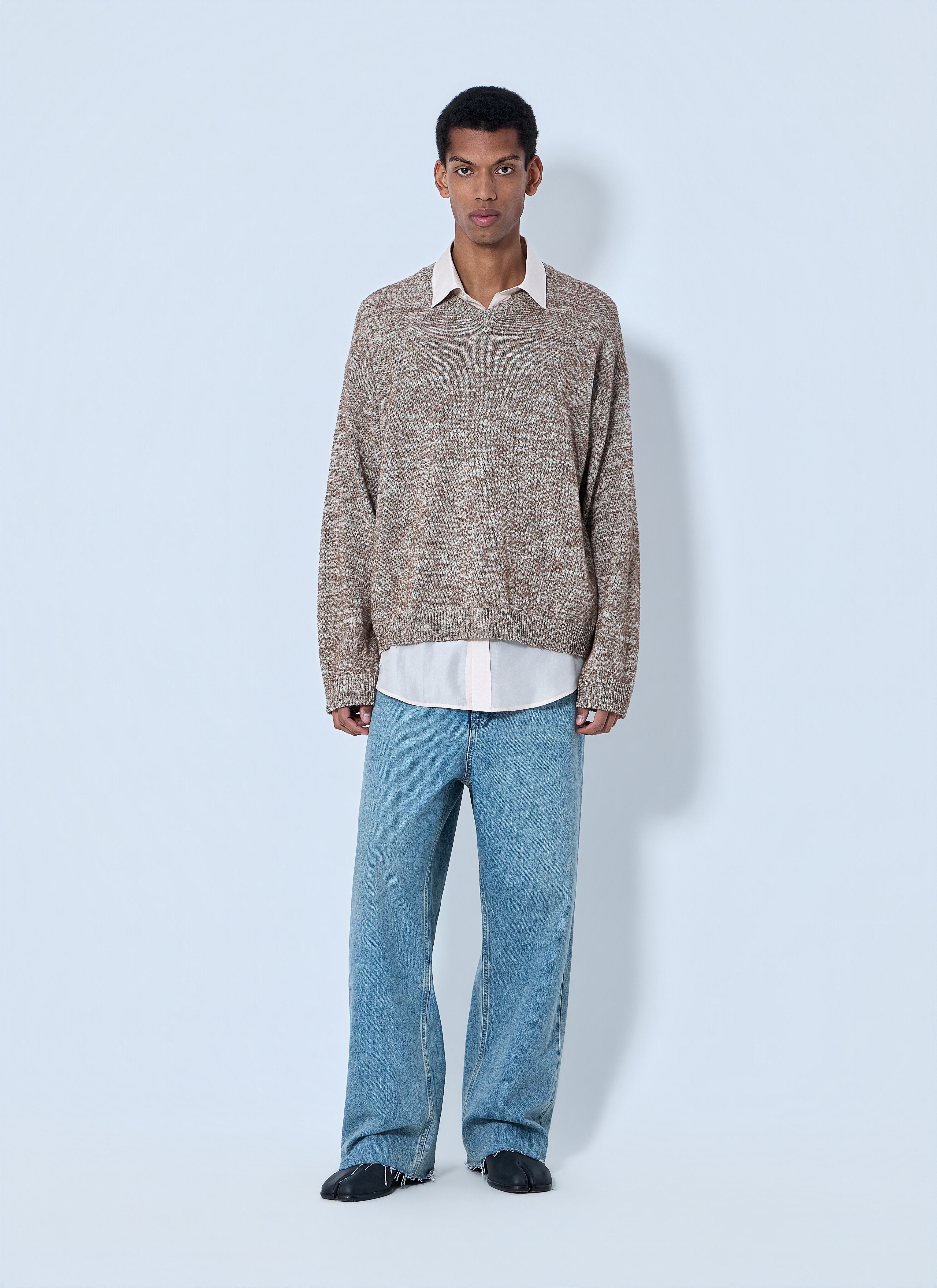 Maison Margiela Men V-Neck Knit Sweater – Bluefly
