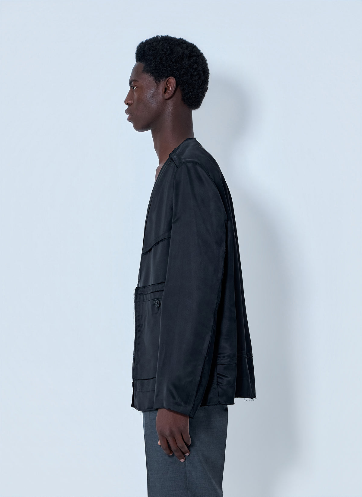 Maison Margiela Maison Margiela Men Buttoned Jacket With Patch Pockets
