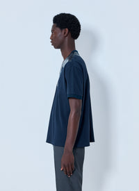 Maison Margiela Men V-Neck Panel T-Shirt
