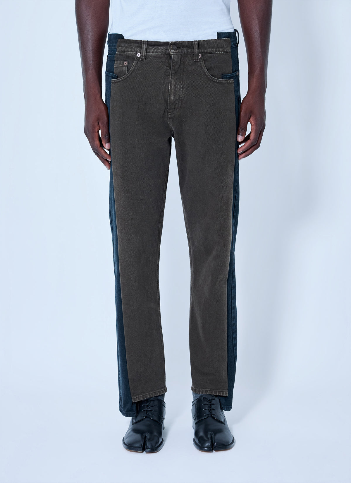 Maison Margiela Men Spliced Denim Trousers