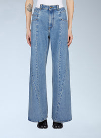 Maison Margiela Women Wide-Leg Jeans
