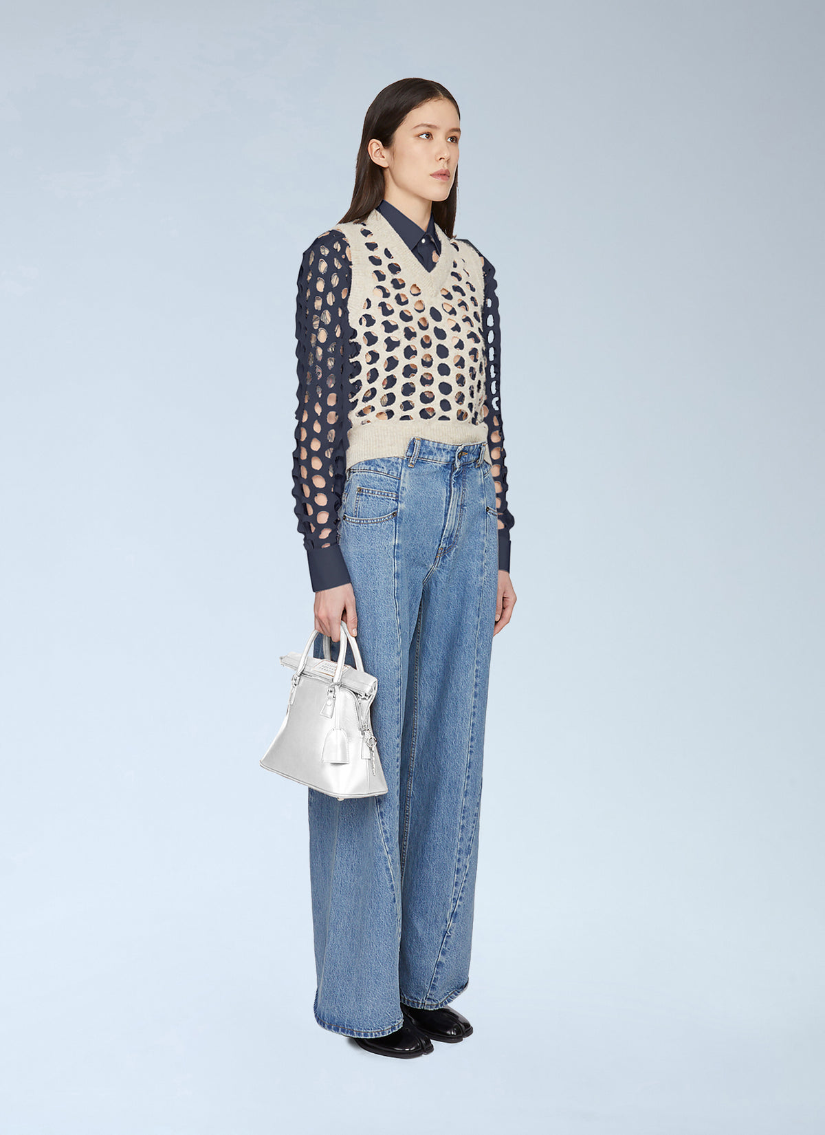 Maison Margiela Women Wide-Leg Jeans