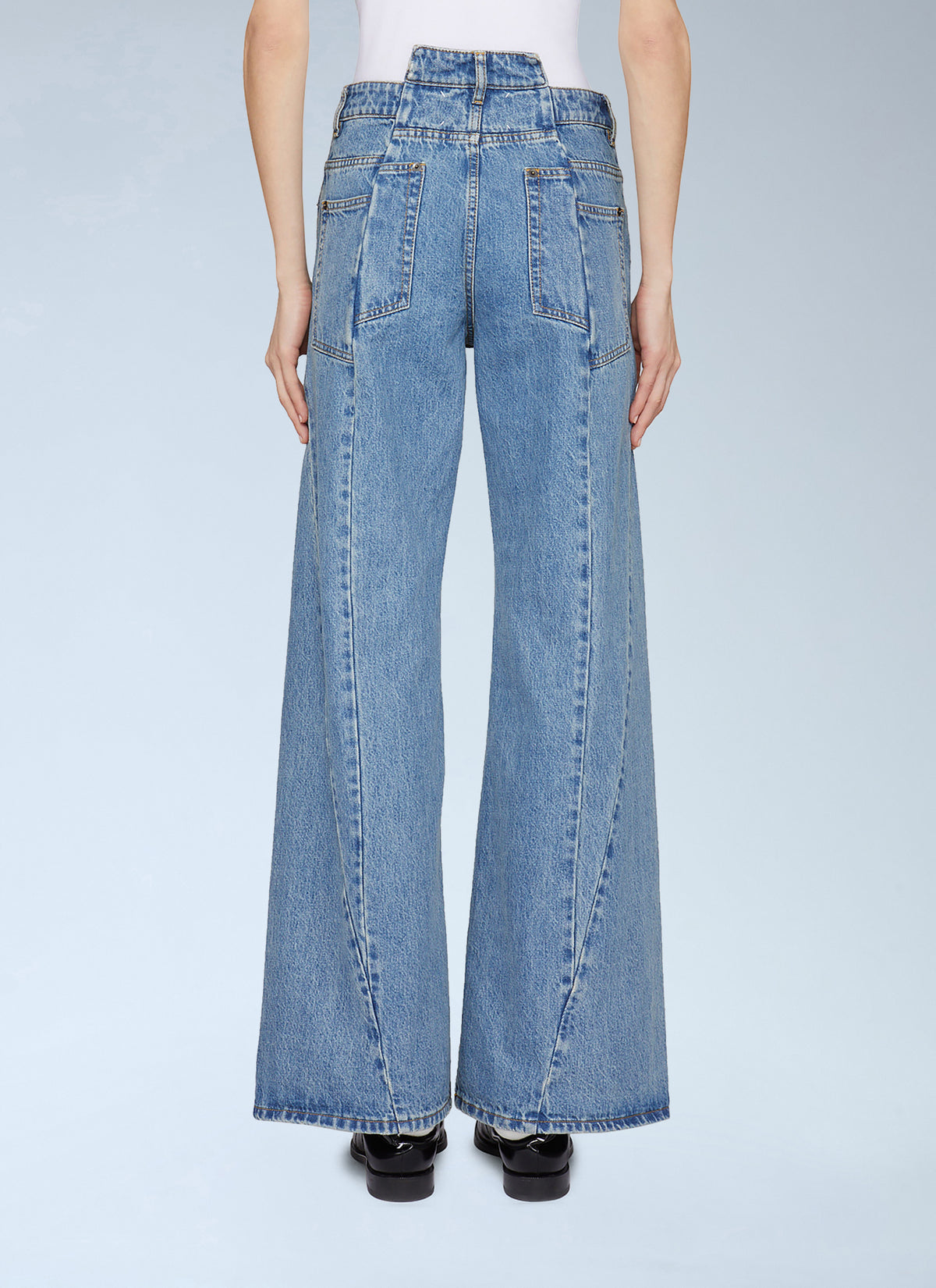 Maison Margiela Women Wide-Leg Jeans