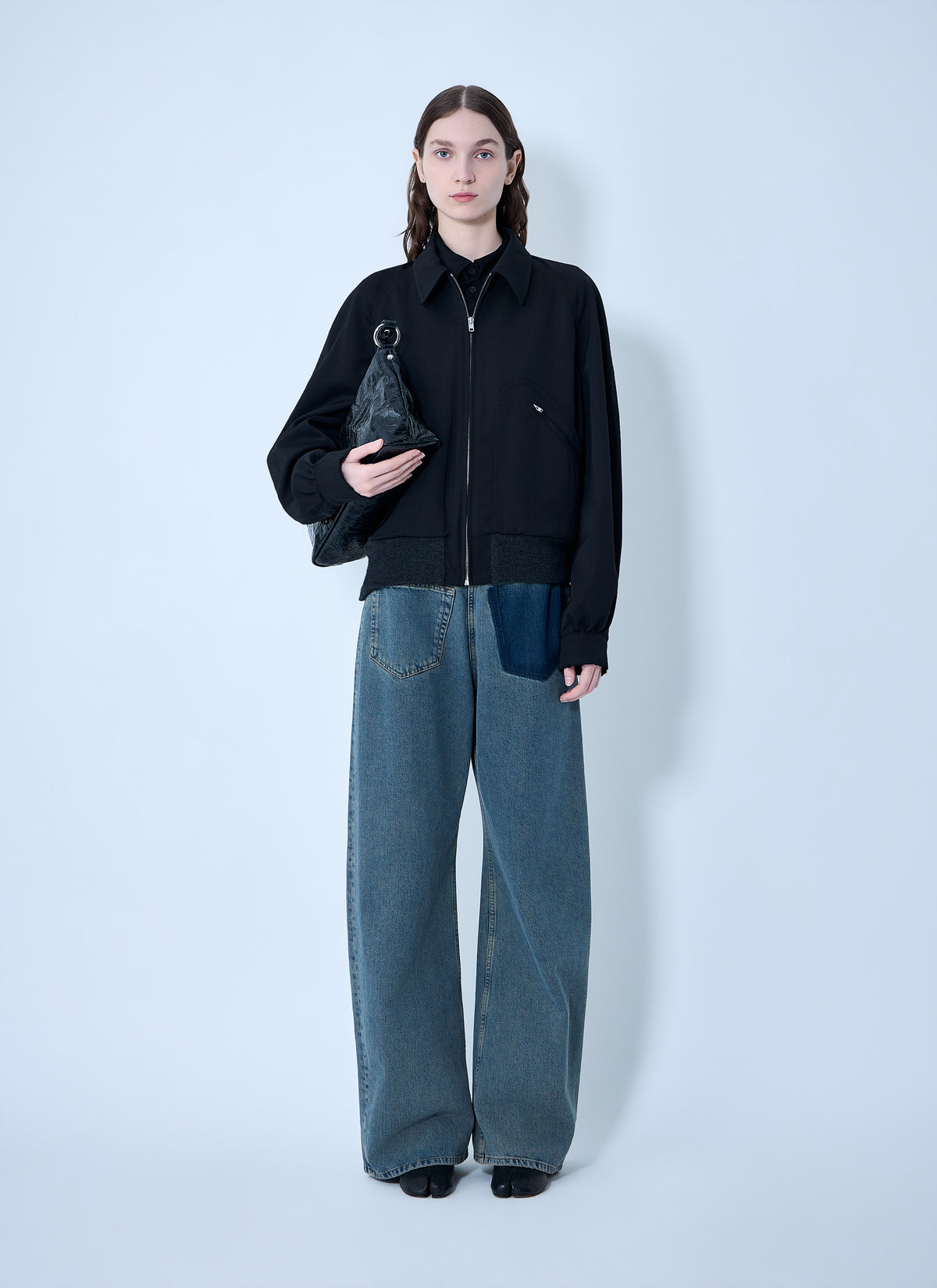 Maison Margiela Women Zip-Front Wool-Blend Jacket